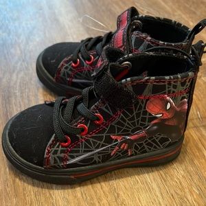 Toddler Boys Hightop Spider-Man Shoes